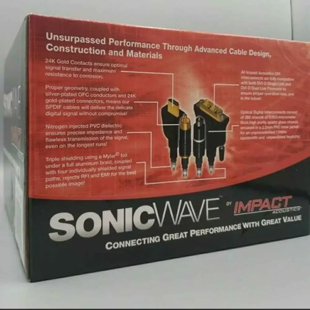 NEW in box SonicWave high speed HDMI professional cable 50ft LONG